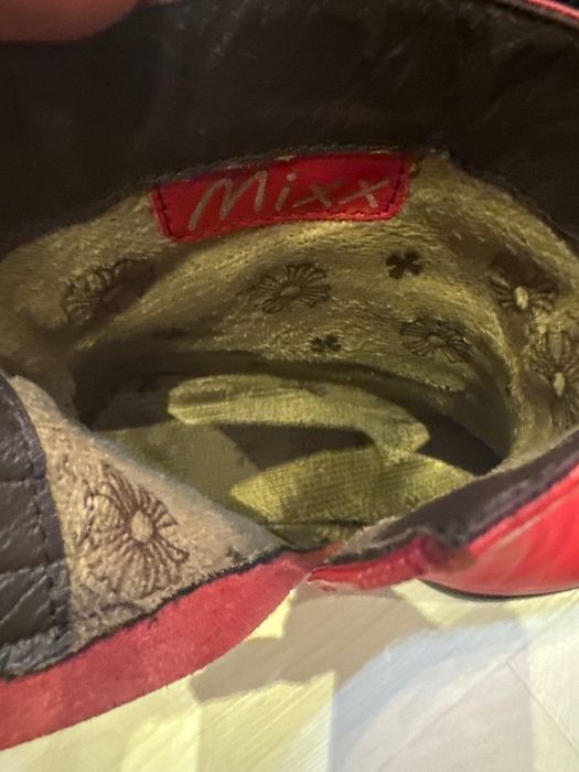 Червени ботуши естествена кожа