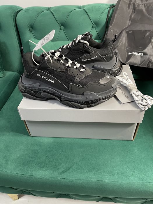 Adidasi Balenciaga Triple S Premium piele naturala Full Box