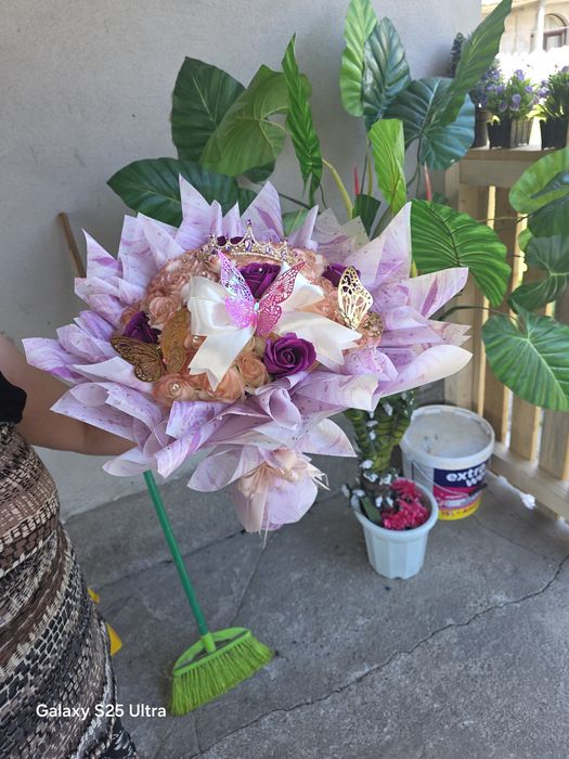 Buchet trandafiri din săpun