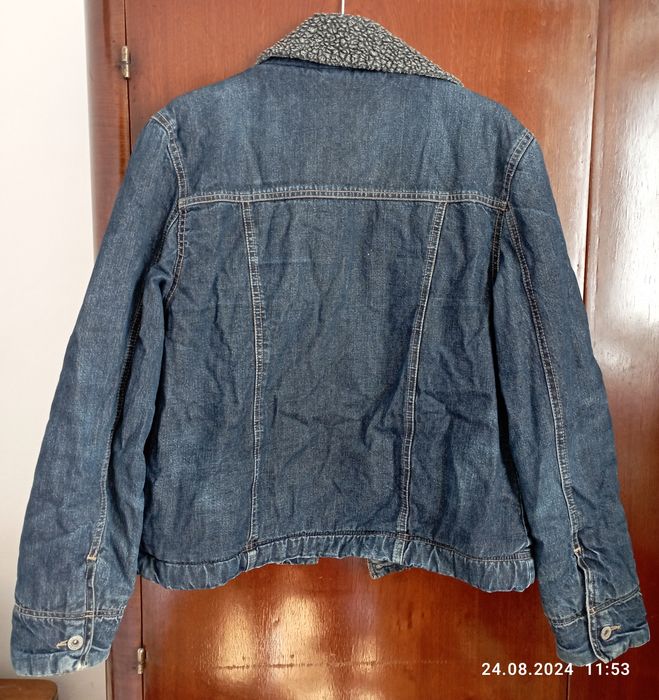 Geacă blugi îmblănită L