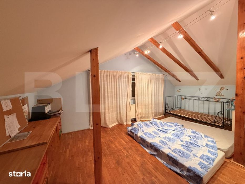 Casa P+M pentru birouri, curte 100mp, parcare, zona Siloz - Dragalina