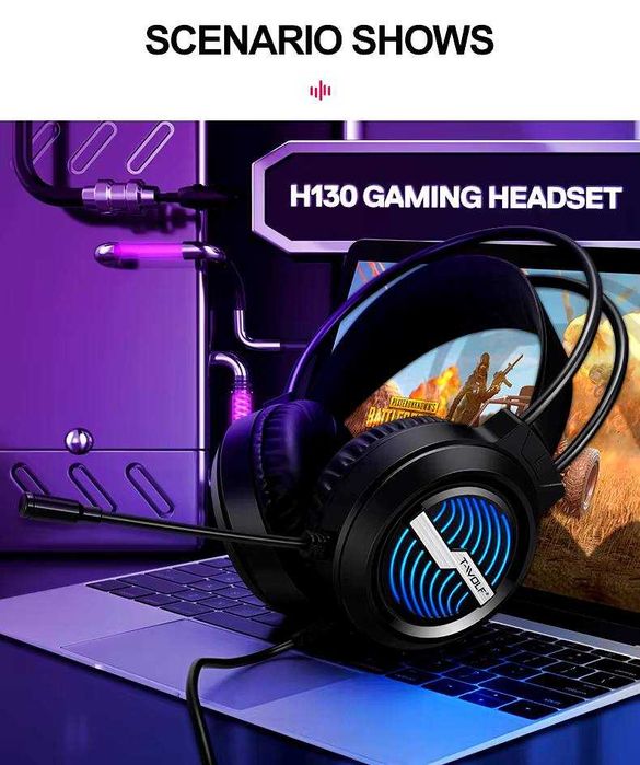 Наушники игровые для телефона и компьютера