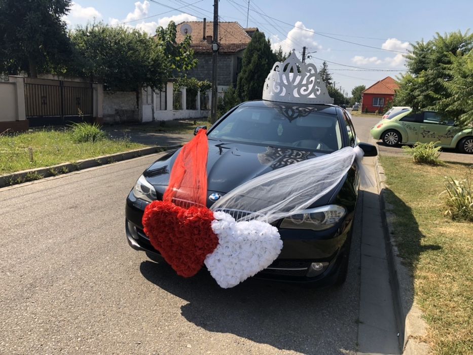 Decoratiuni/Ornamente masini nunta mire&mireasa Joben/Coronita masina