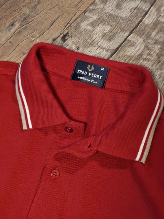 Fred Perry (100% Cotton pique) поло тениска