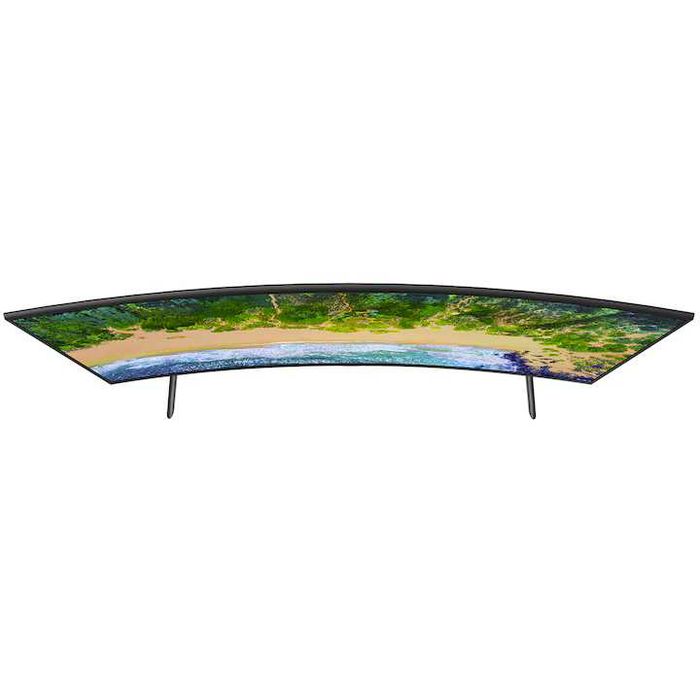 Televizor LED Curbat Smart Samsung, 138 cm, 55NU7302, 4K Ultra HD, Clasa A