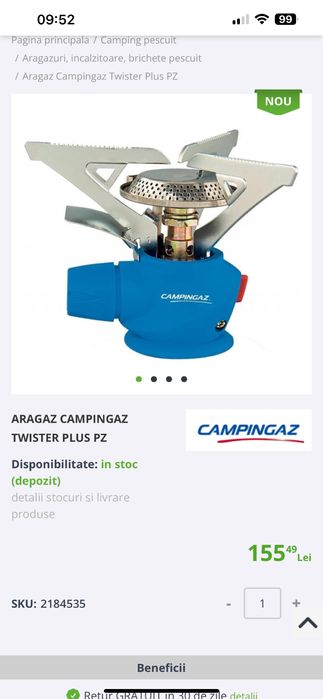 Arzator voiaj camping