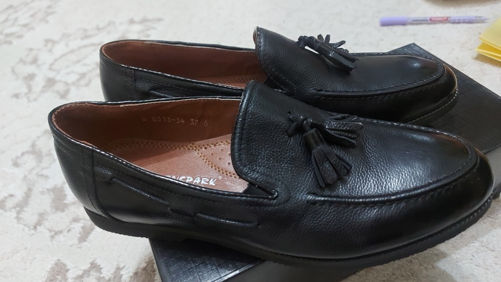 Обувь мужское кожанные турция 7000тг