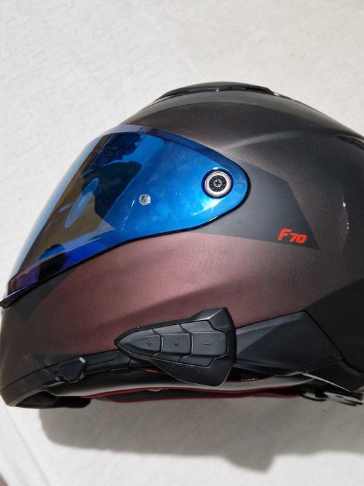 Casca integrala HJC F70 SOLID, XXL, mat negru