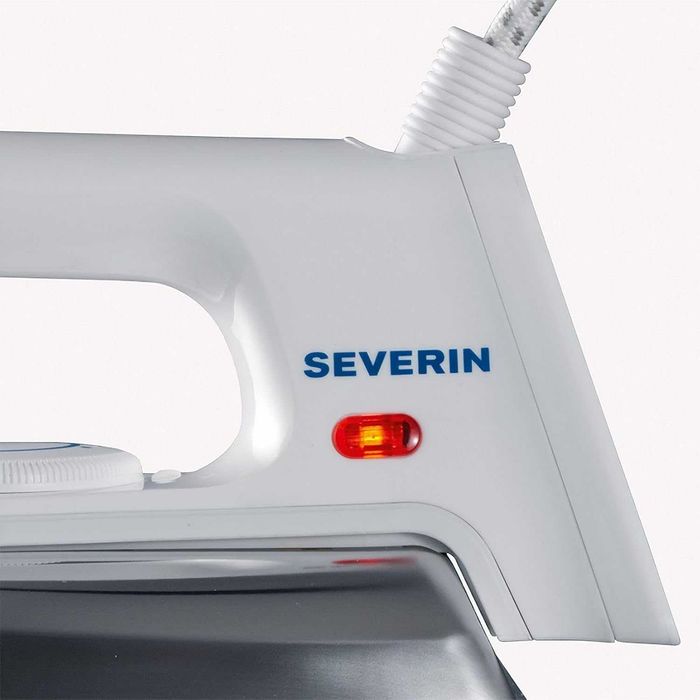Ютия SEVERIN с гладеща повърхност от полиран алуминий, 1200 W, BA 3211, бяла