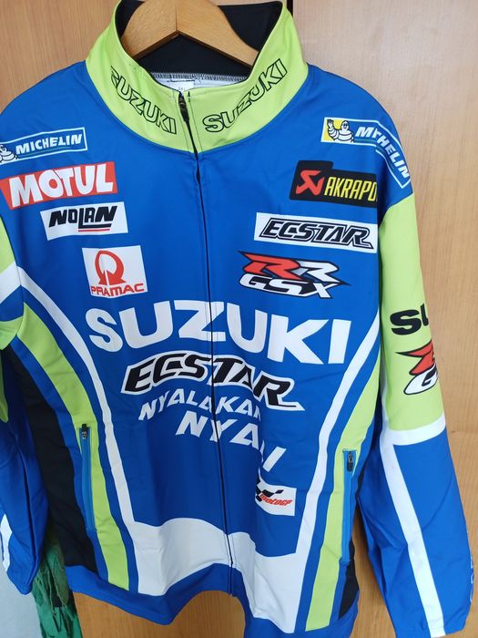 Suzuki Moto GP суичър с качулка и ветроустойчив суитчер със цип