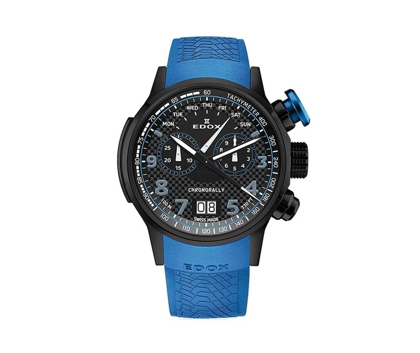 Мъжки часовник Edox Chronorally 38001 TINNBU3 NIBU3