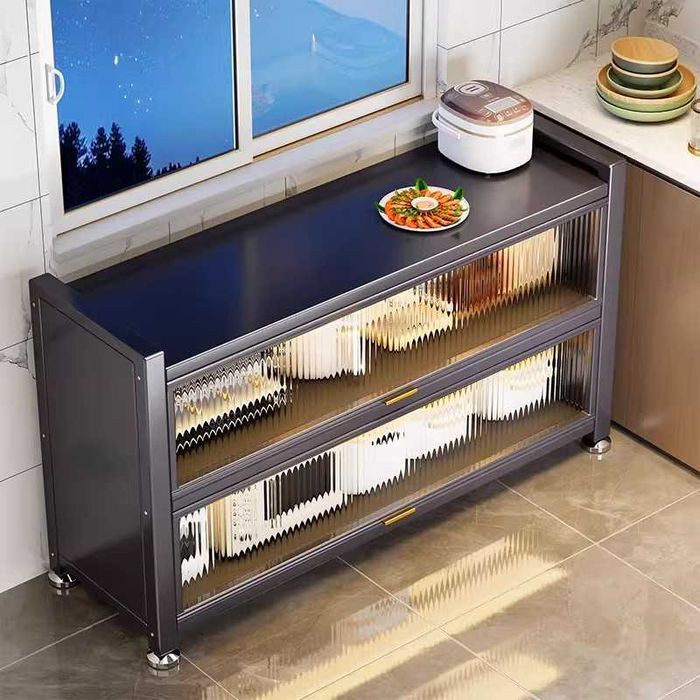 PVC eshikli oshxona shkafi /Yog‘li dog‘larga chidamli oshxona shkafi