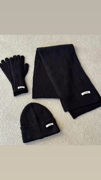 Шапка шарф перчатки Набор