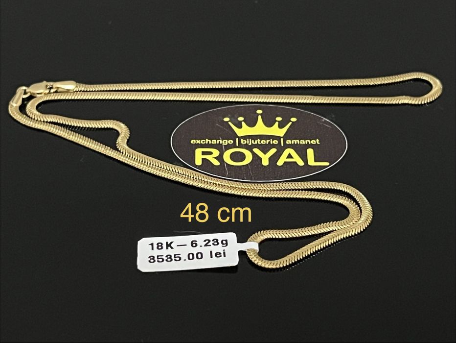 Bijuteria Royal CB : Colier damă aur 18K 750  6,23 gr