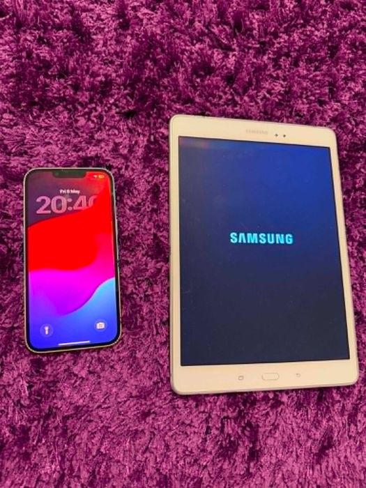 Iphone 14 lila + Tableta Samsung Galaxy