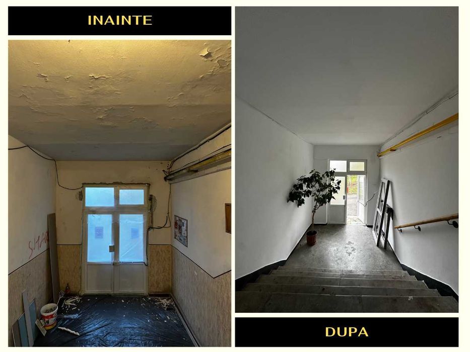 Amenajări interioare complete – zugrăveli, parchet, rigips