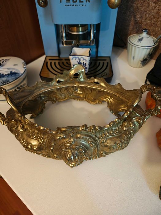 Антикварна масивна бронзова фруктиера Лоплюс подарък