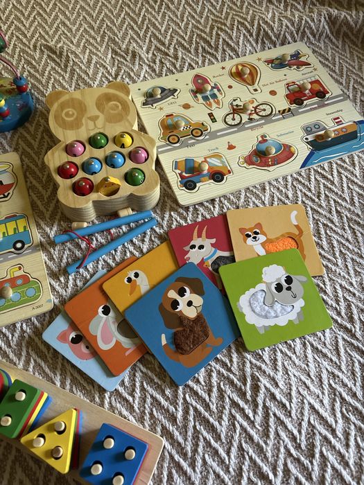 Игрушки монтессори сортеры из дерева