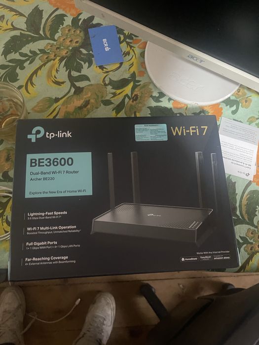 Vand router tplink archer be220 wifi 7