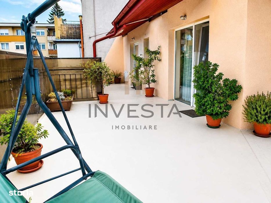 Apartament 4 camere 92 mp utili cu terasa 105 mp,parcare, Intre Lacuri