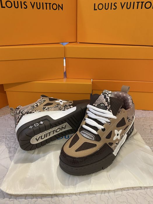 Louis Vuitton skate snake skin