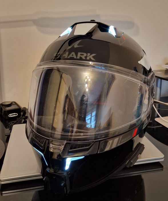 Casca Shark Skwal I3 cu lumini și intercom integrat