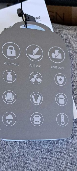 Раница за лаптоп XD Design  - водоустойчива, защитена от кражба