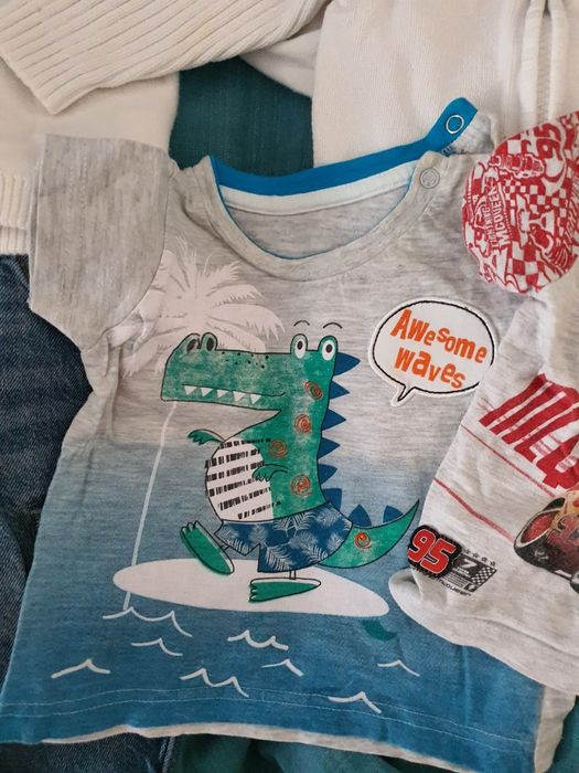 Set lot 11 piese hainute bebe baietel 6 luni