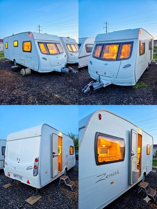 Rulota  LUNAR 2007 înmatriculată , pat fix , trei zone