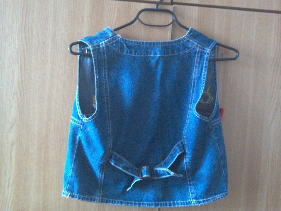 Vestă denim/blug băieți/fete - 6 - 8 -10 ani