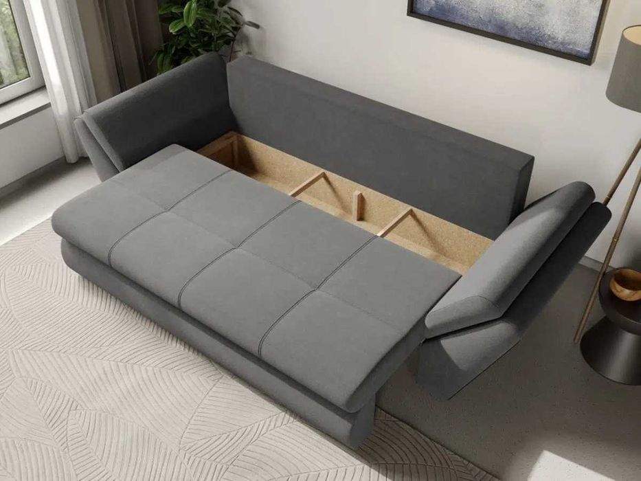 Canapea Extensibila Rawa Gri Deschis - Transport Gratuit in 4-10 zile