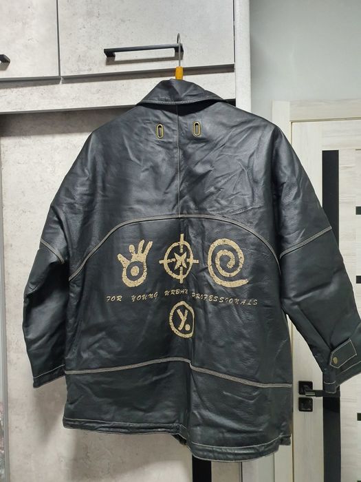 Куртка теплая, кожа, рр48-50, Европа