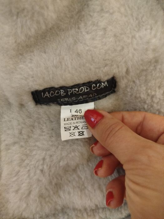 Geacă de piele cu blanā pt femei