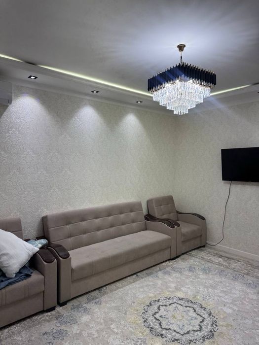 Сдается 2в3 ком Сергели8. метро бека300 м. Новостройка. Свежий ремонт