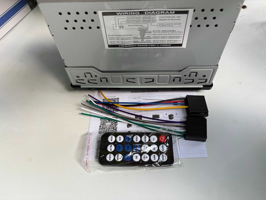 Magnitafon JSD-520 Avto Magnitolasi | Bluetooth | USB | TF | AUX | FM