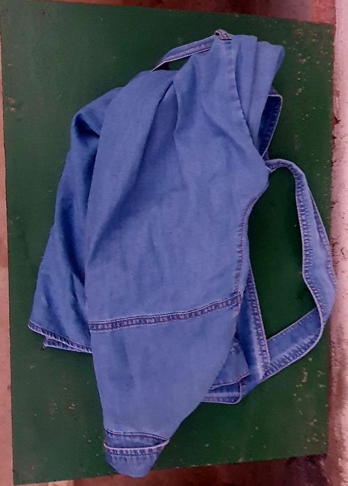 Trench Denim L / nou