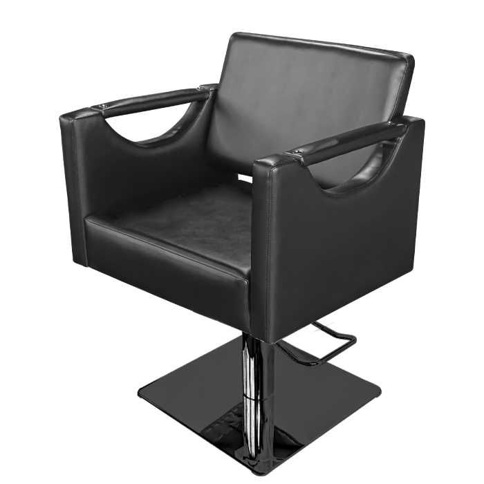 Нов модел фризьорски стол, T61, черен цвят