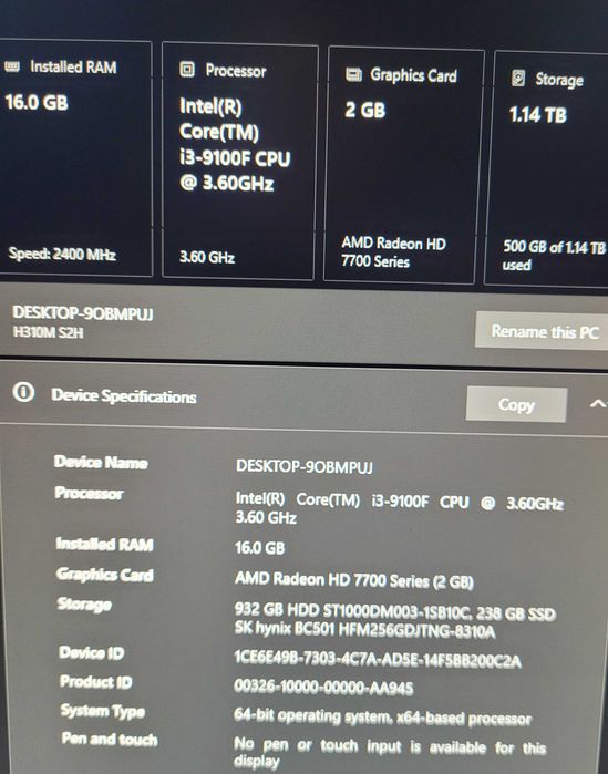 Kit gaming PC  Dell si Asus