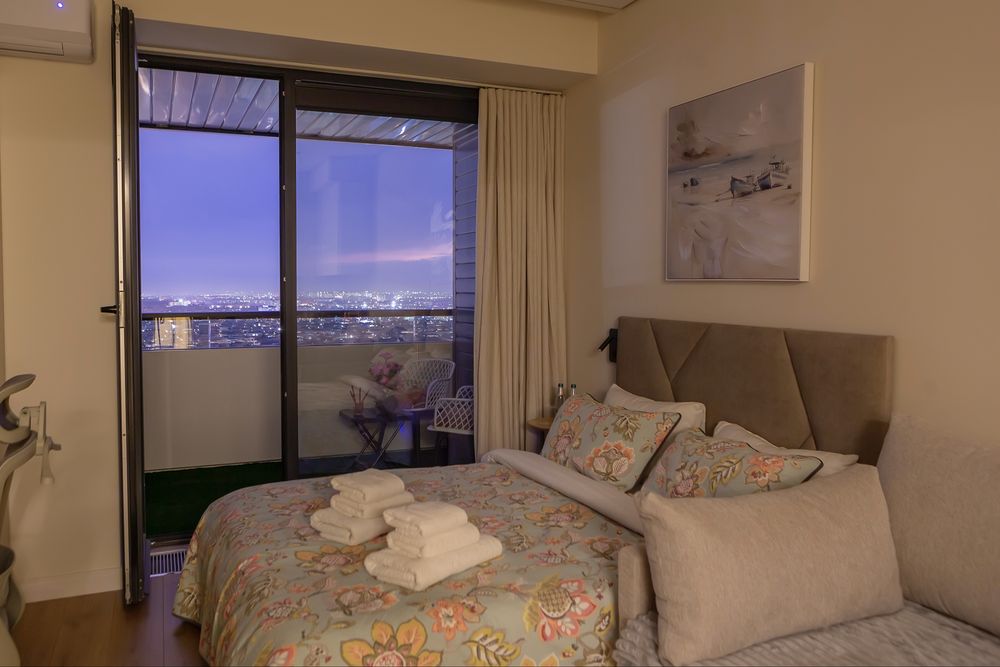 Современная студия посучтоно 22 этаж в жк NRG U Tower