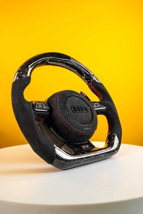 Volan Carbon LED RACE Audi A5 A6 A7 A4 A8 NOU