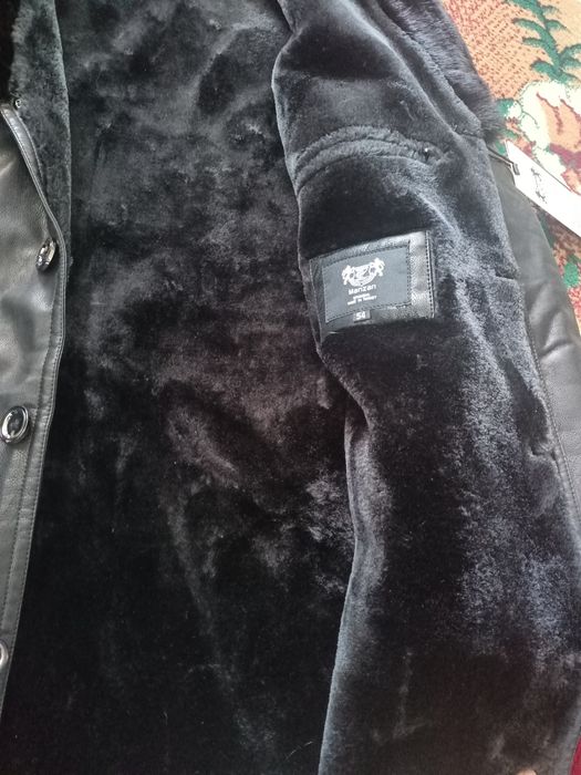 Кожанный дубленка