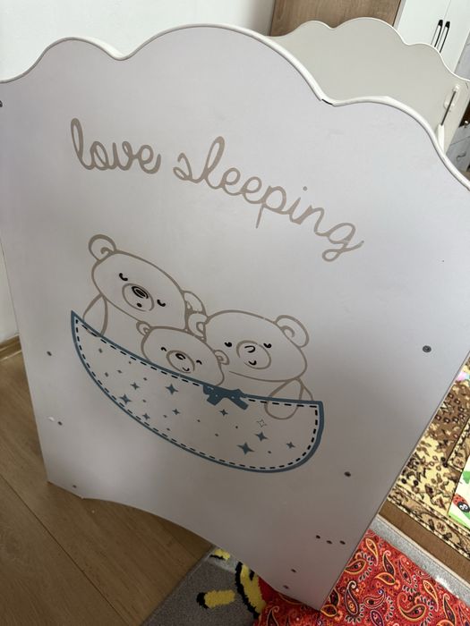 Манеж белый детский