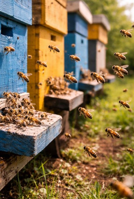 Vând familii de albine !!!