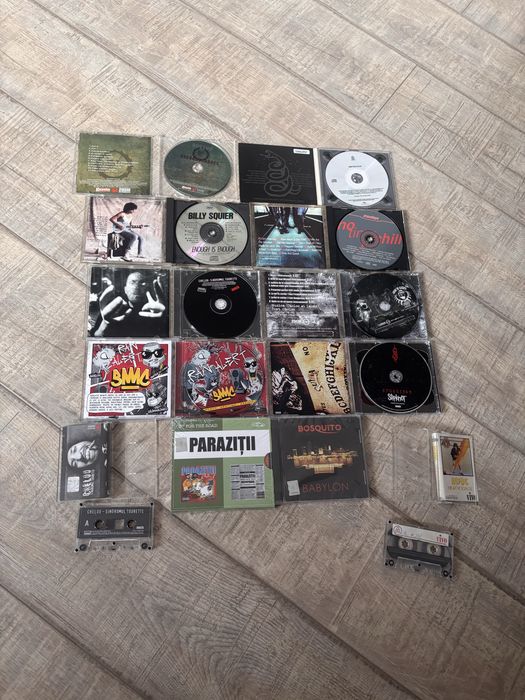 Lot/Bundle Hip-Hop,Rock Românesc Cheloo Bosqito BMC Metalica Slipknot etc