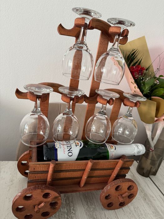 Сувенир бутилка  с 6 чаши