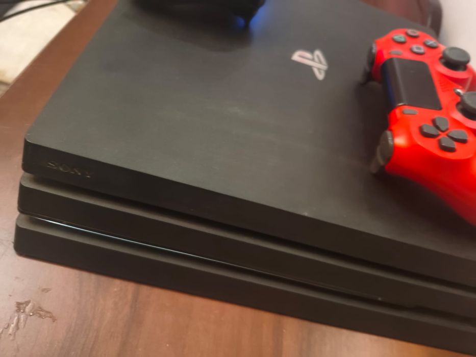 Прошитый PS4 Pro1TB + 16игр + 5 дисков + 2 геймпада