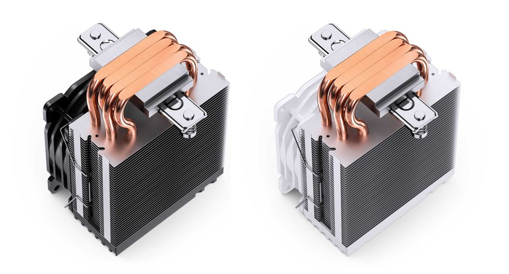 НОВ Охладител Jonsbo CR-1400 E 1150 AM4 1200 AM5 1700 RGB БЯЛ и ЧЕРЕН