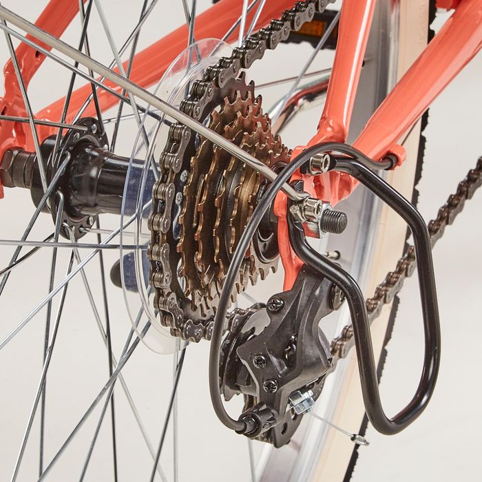 Bicicletă polivalentă Riverside 500 24'' roz - (SecondHand) Decathlon
