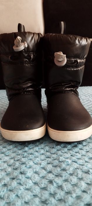 Cizmulițe crocs impermeabile si căptușite de toamnă-iarna c10 /27-28