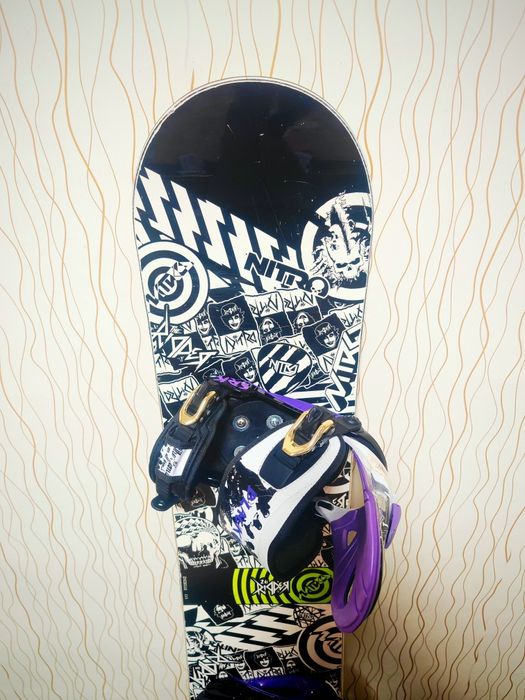 Placa snowboard Nitro Ripper 125 cm + legaturi noi S